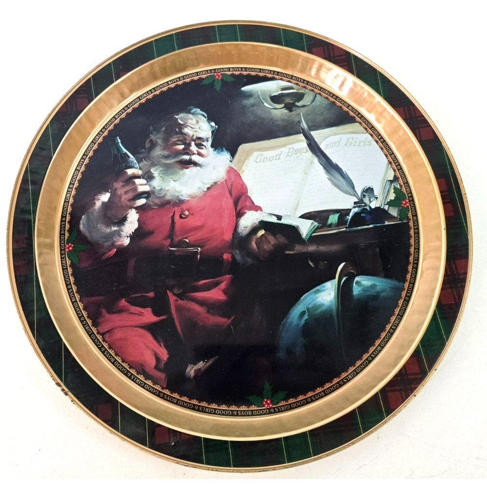 Vintage 1994 Coca Cola Good Boys And Girls 13" Serving Tray
